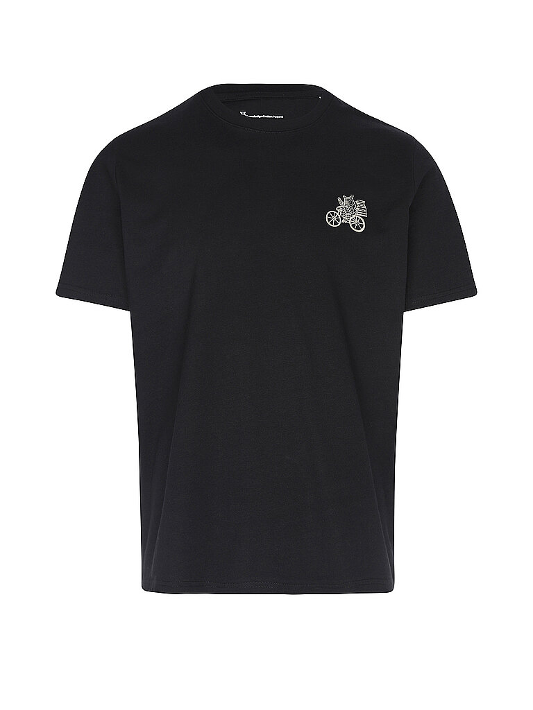 KNOWLEDGE COTTON APPAREL T-Shirt  schwarz | S