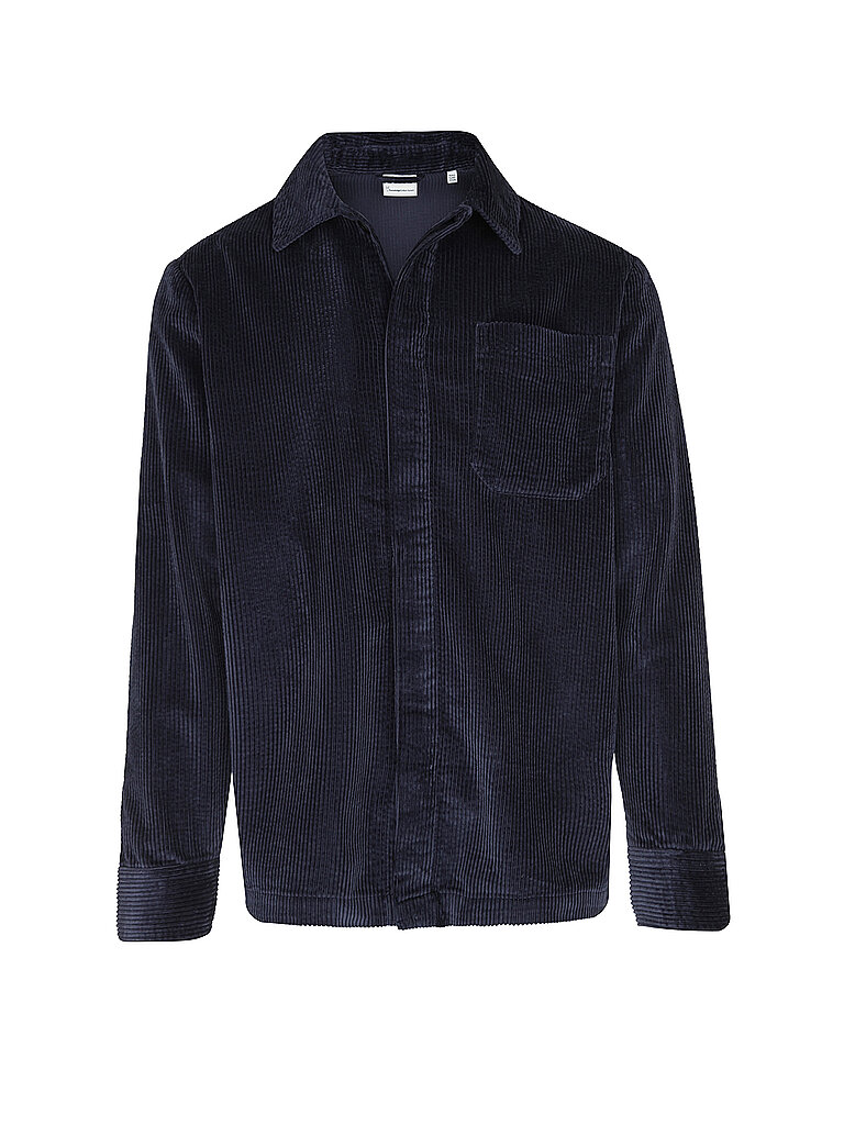 KNOWLEDGE COTTON APPAREL Overshirt  blau | S