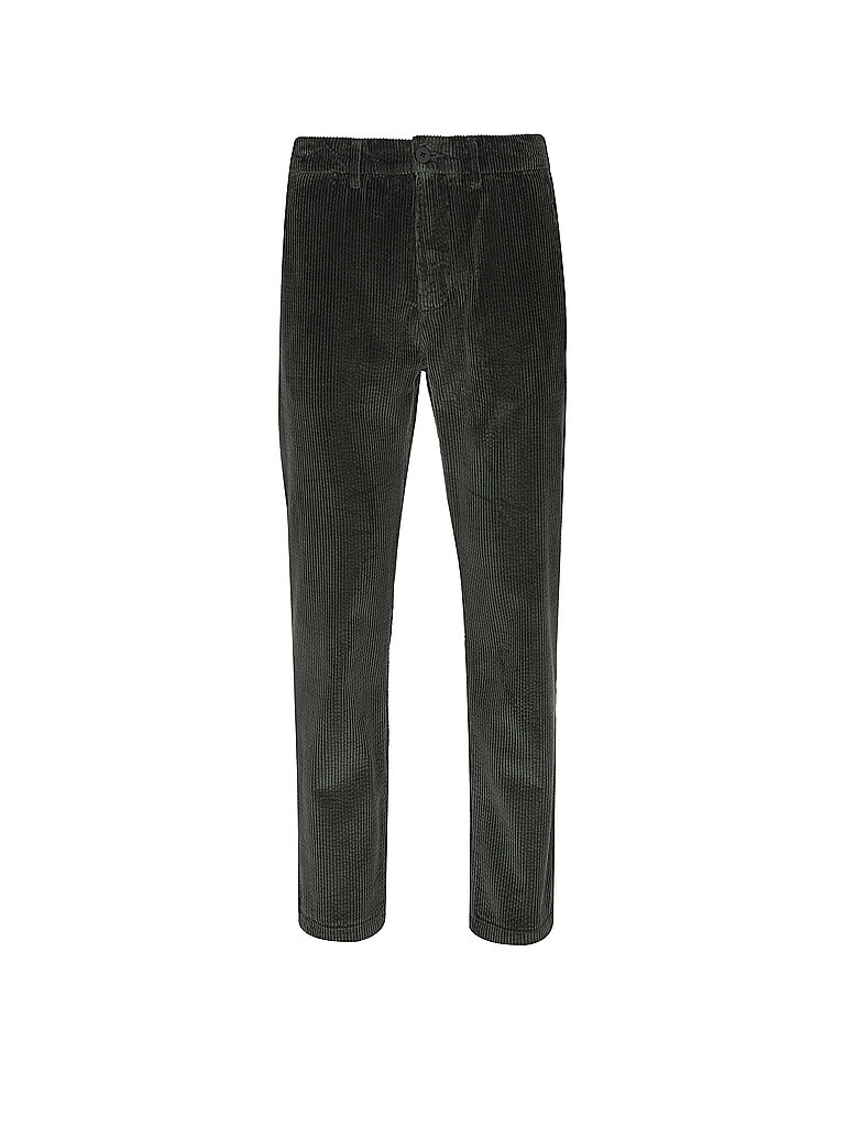 KNOWLEDGE COTTON APPAREL Cordhose CHUCK  dunkelgrün | 29/L32