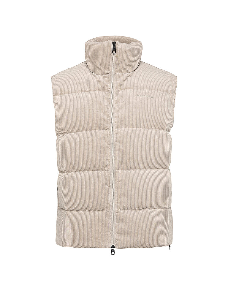 KNOWLEDGE COTTON APPAREL Steppgilet  beige | S