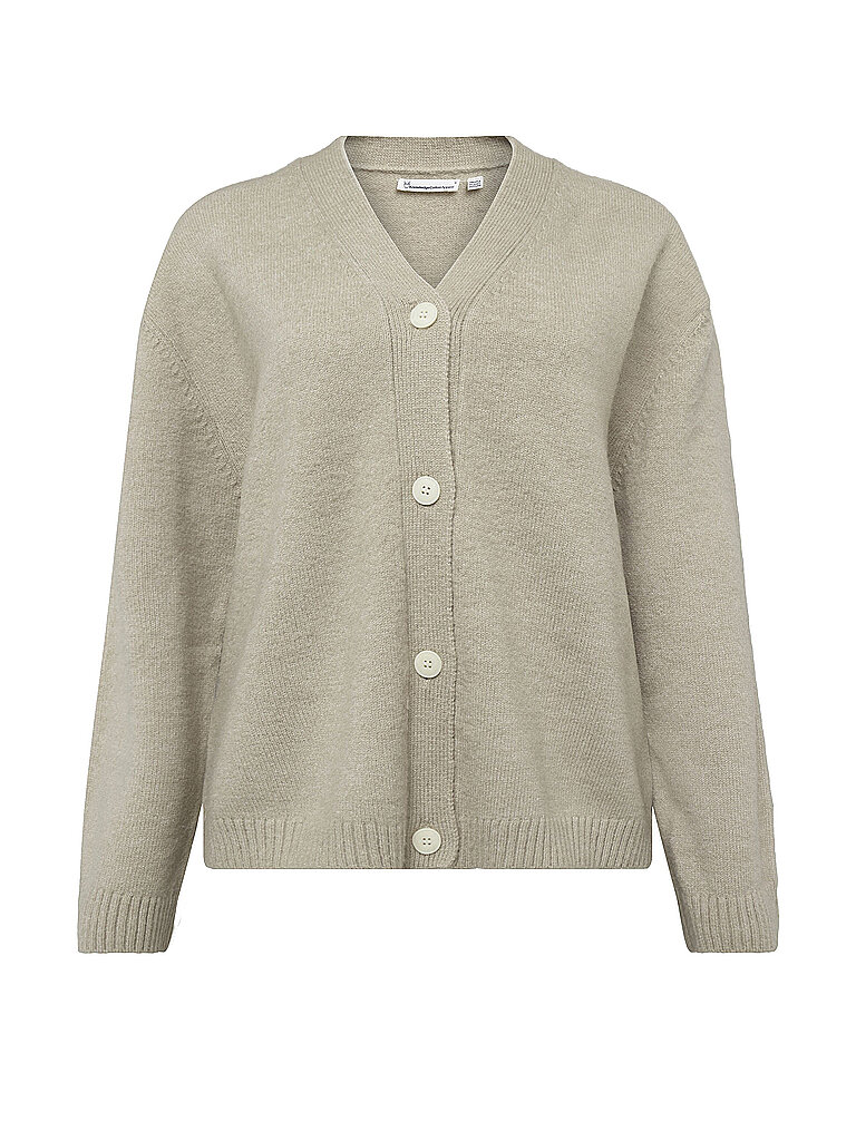 KNOWLEDGE COTTON APPAREL Cardigan beige | XL