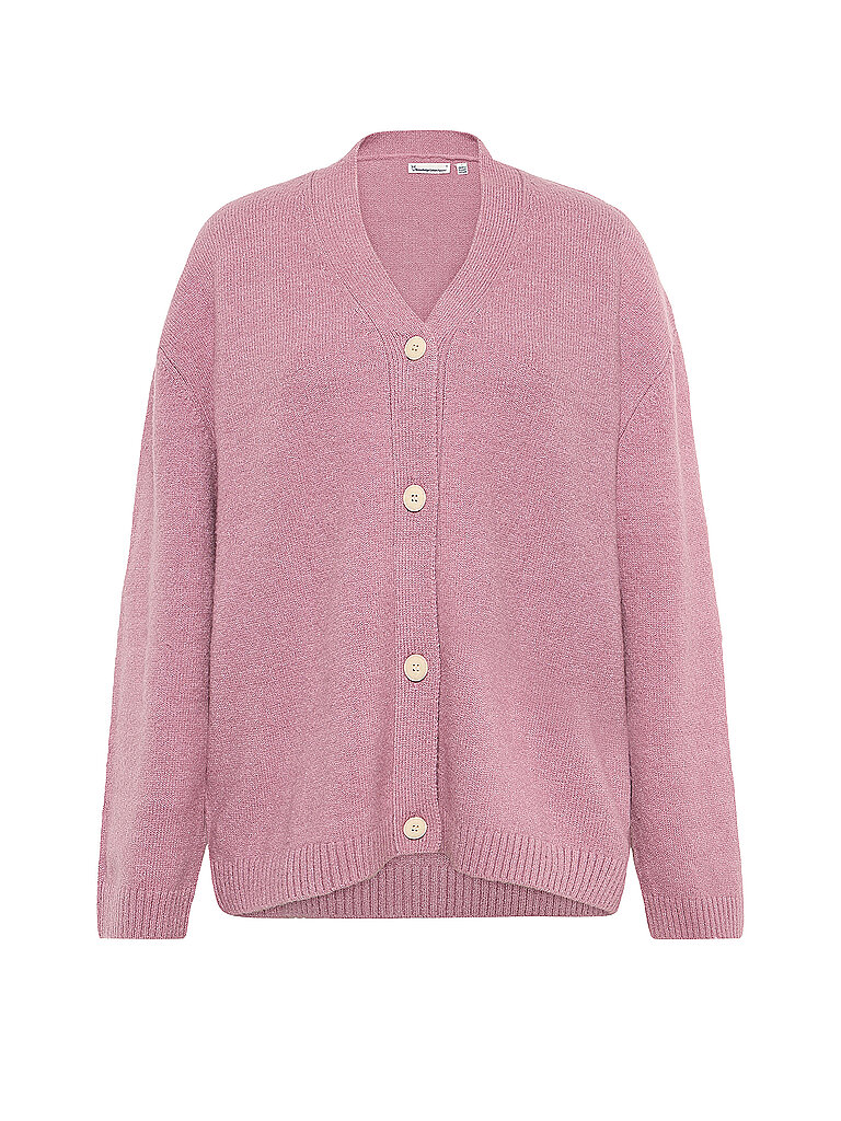 KNOWLEDGE COTTON APPAREL Cardigan rosa | XS