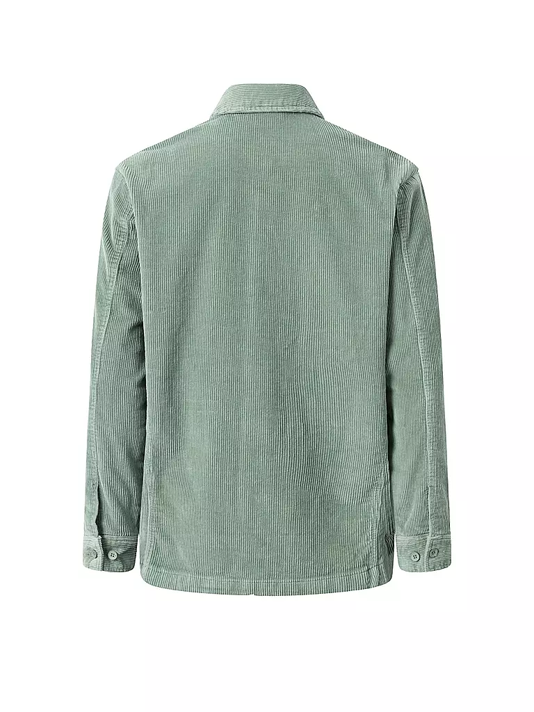 KNOWLEDGE COTTON APPAREL | Cord Overshirt | grün
