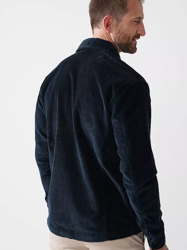 KNOWLEDGE COTTON APPAREL | Cord Overshirt | blau
