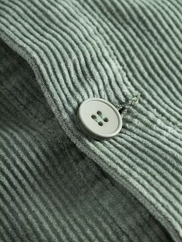 KNOWLEDGE COTTON APPAREL | Cord Overshirt | grün