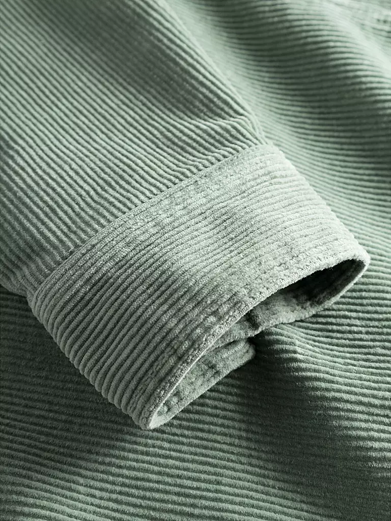 KNOWLEDGE COTTON APPAREL | Cord Overshirt | grün