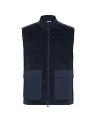 KNOWLEDGE COTTON APPAREL | Cordgilet | Blau