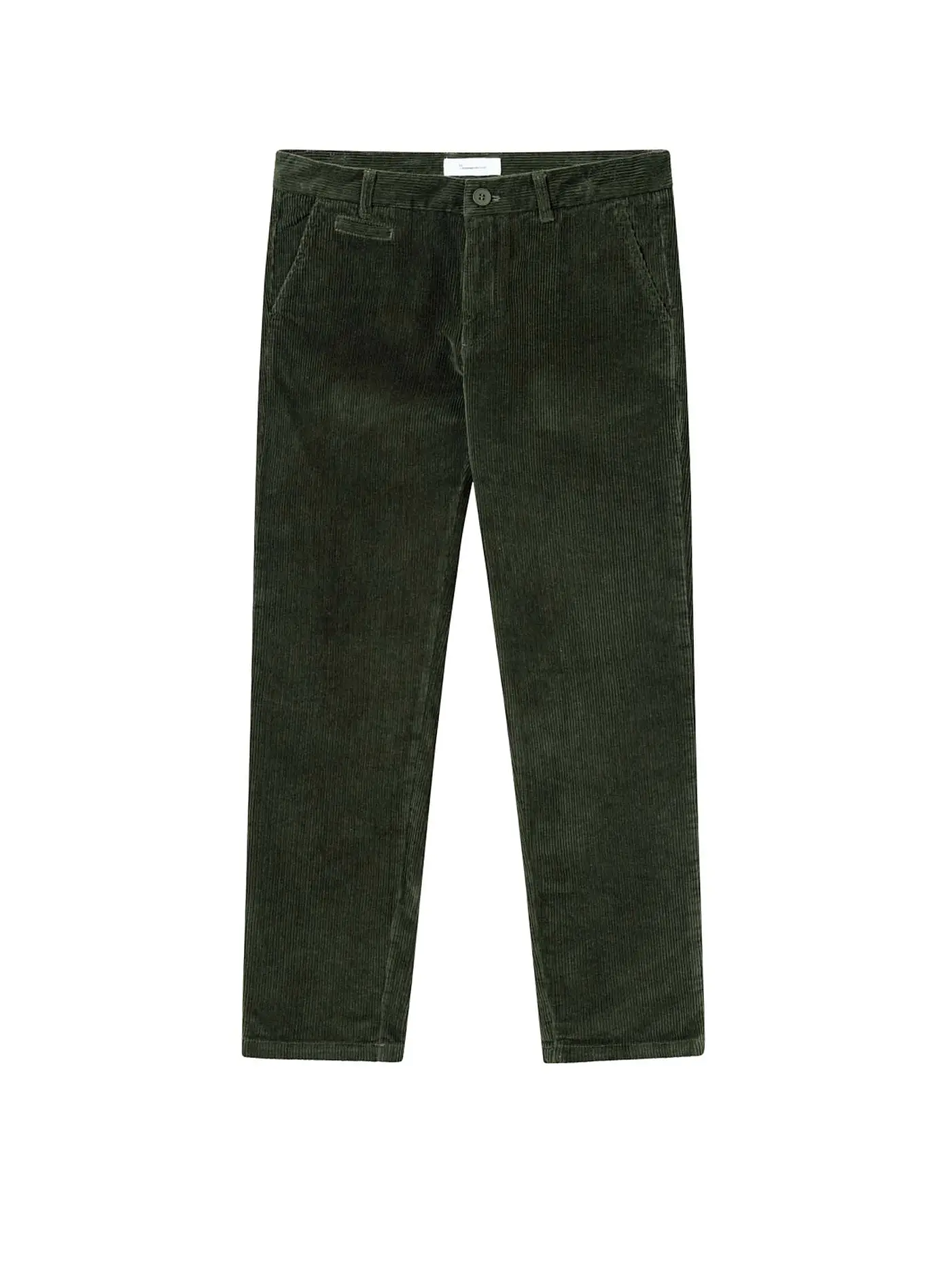 KNOWLEDGE COTTON APPAREL | Cordhose Straight Fit CHUCK | grün
