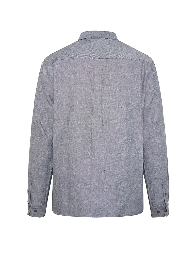 KNOWLEDGE COTTON APPAREL | Flanellehemd Regular Fit  | blau