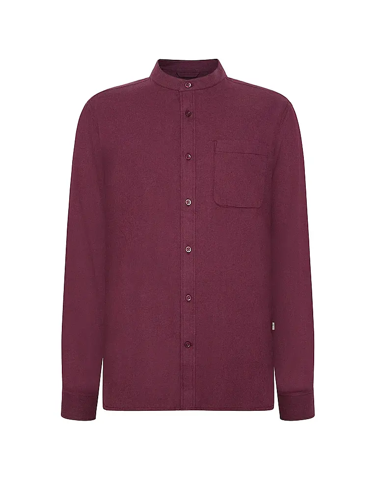KNOWLEDGE COTTON APPAREL | Flanellhemd  | dunkelrot