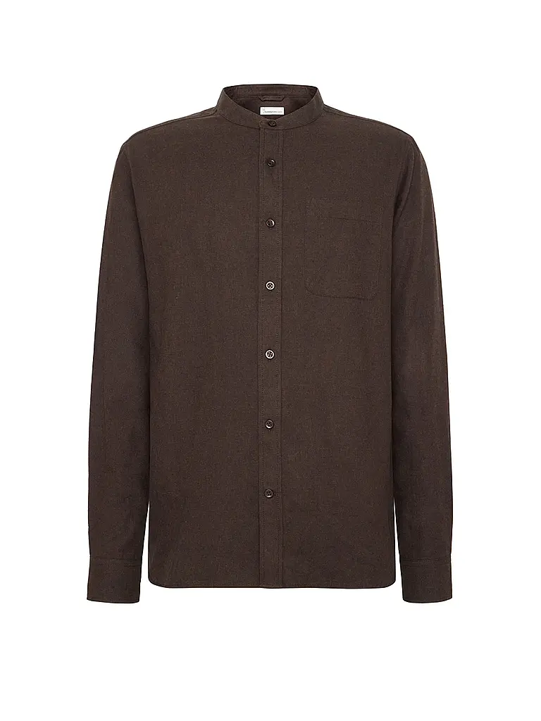 KNOWLEDGE COTTON APPAREL | Flanellhemd  | braun