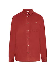 KNOWLEDGE COTTON APPAREL | Hemd Regular Fit  | dunkelrot