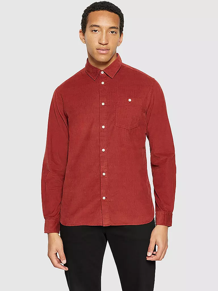 KNOWLEDGE COTTON APPAREL | Hemd Regular Fit | grün