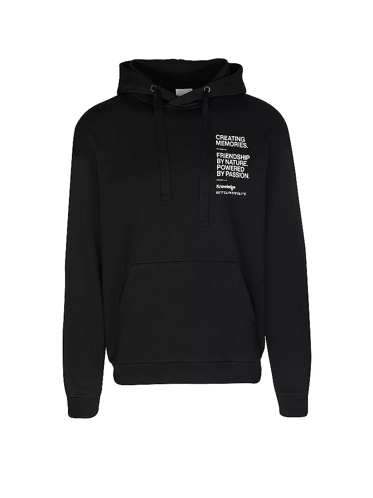 KNOWLEDGE COTTON APPAREL | Kapuzensweater - Hoodie  | schwarz