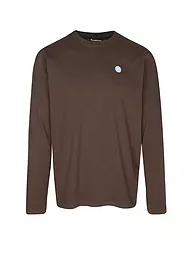 KNOWLEDGE COTTON APPAREL | Langarmshirt | braun