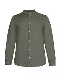 KNOWLEDGE COTTON APPAREL | Leinenhemd | olive