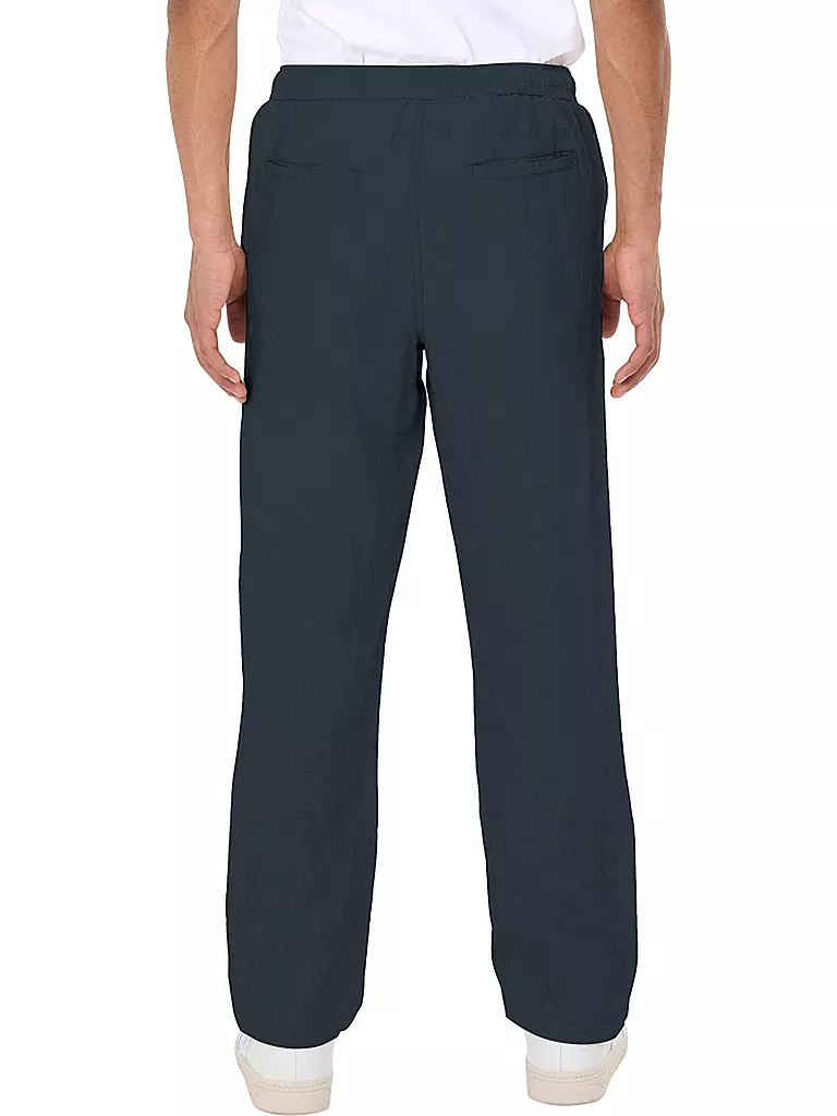 KNOWLEDGE COTTON APPAREL | Leinenhose  | blau