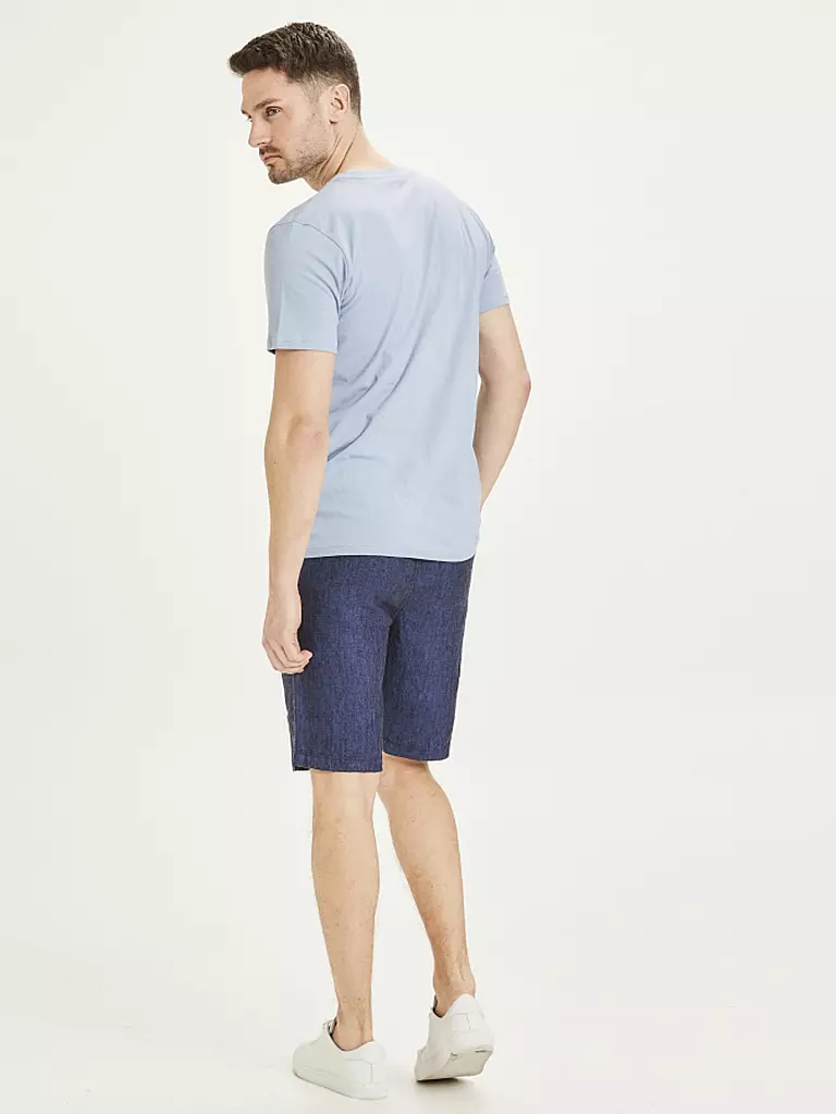 KNOWLEDGE COTTON APPAREL | Leinenshorts Birch | blau