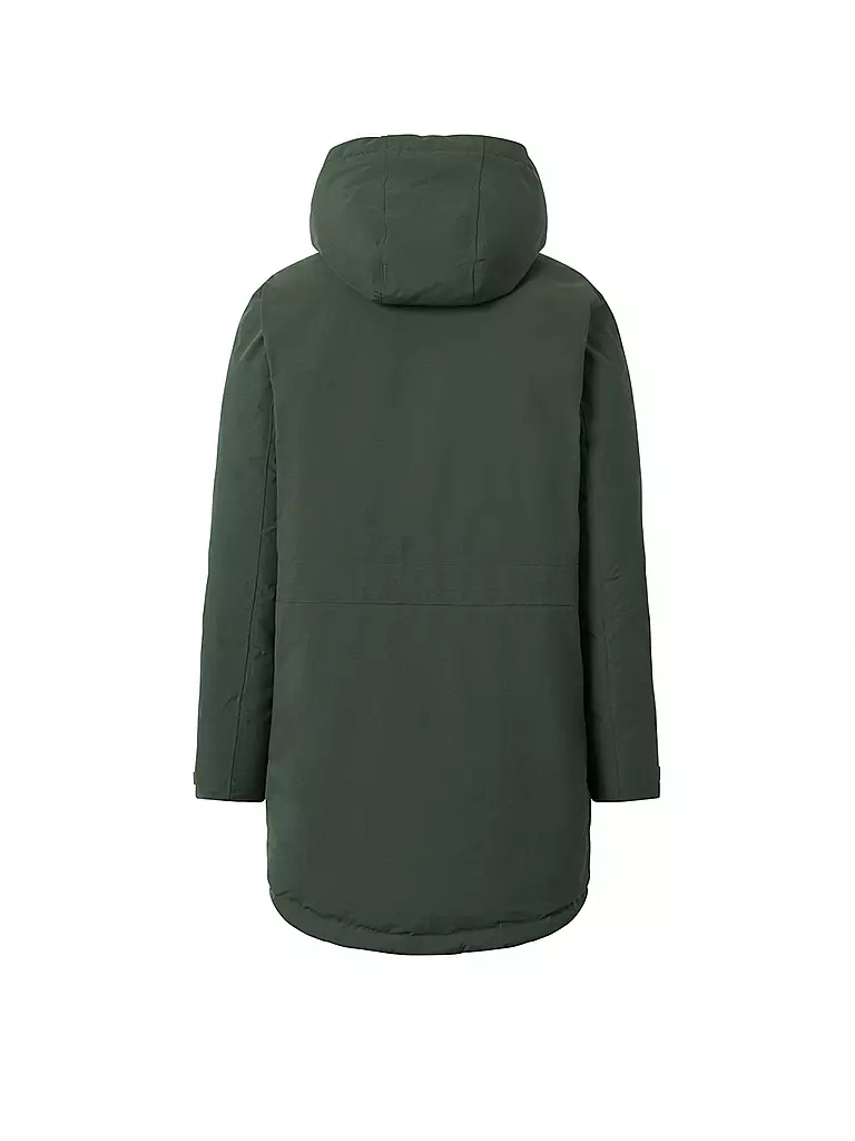 KNOWLEDGE COTTON APPAREL | Parka APEX CANVAS | dunkelgrün