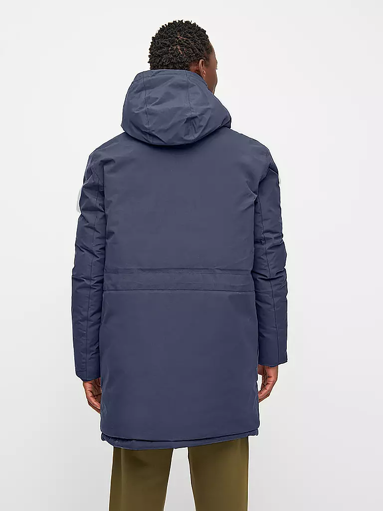 KNOWLEDGE COTTON APPAREL | Parka APEX CANVAS | blau