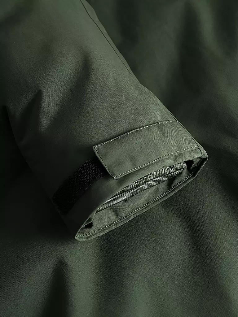 KNOWLEDGE COTTON APPAREL | Parka APEX CANVAS | olive