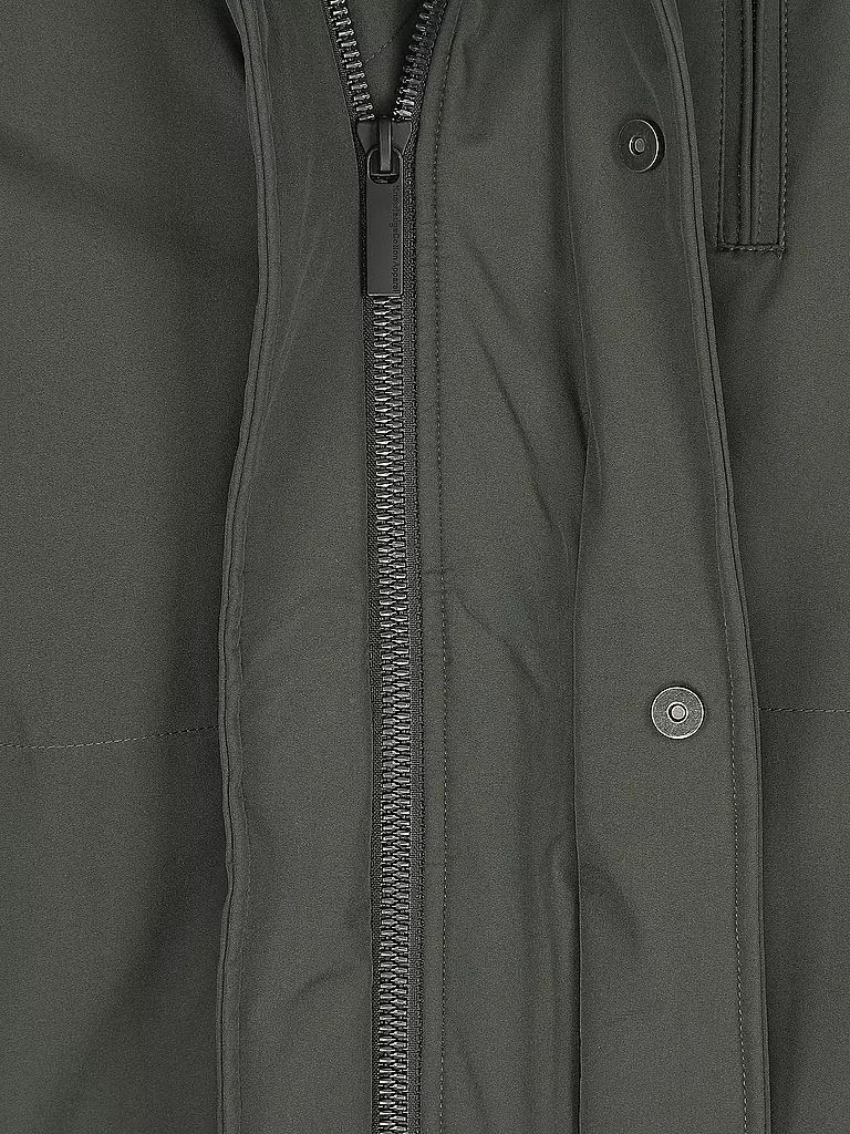 KNOWLEDGE COTTON APPAREL | Softshell Parka | grün