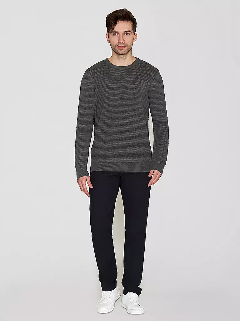 KNOWLEDGE COTTON APPAREL | Strickjacke  | grau