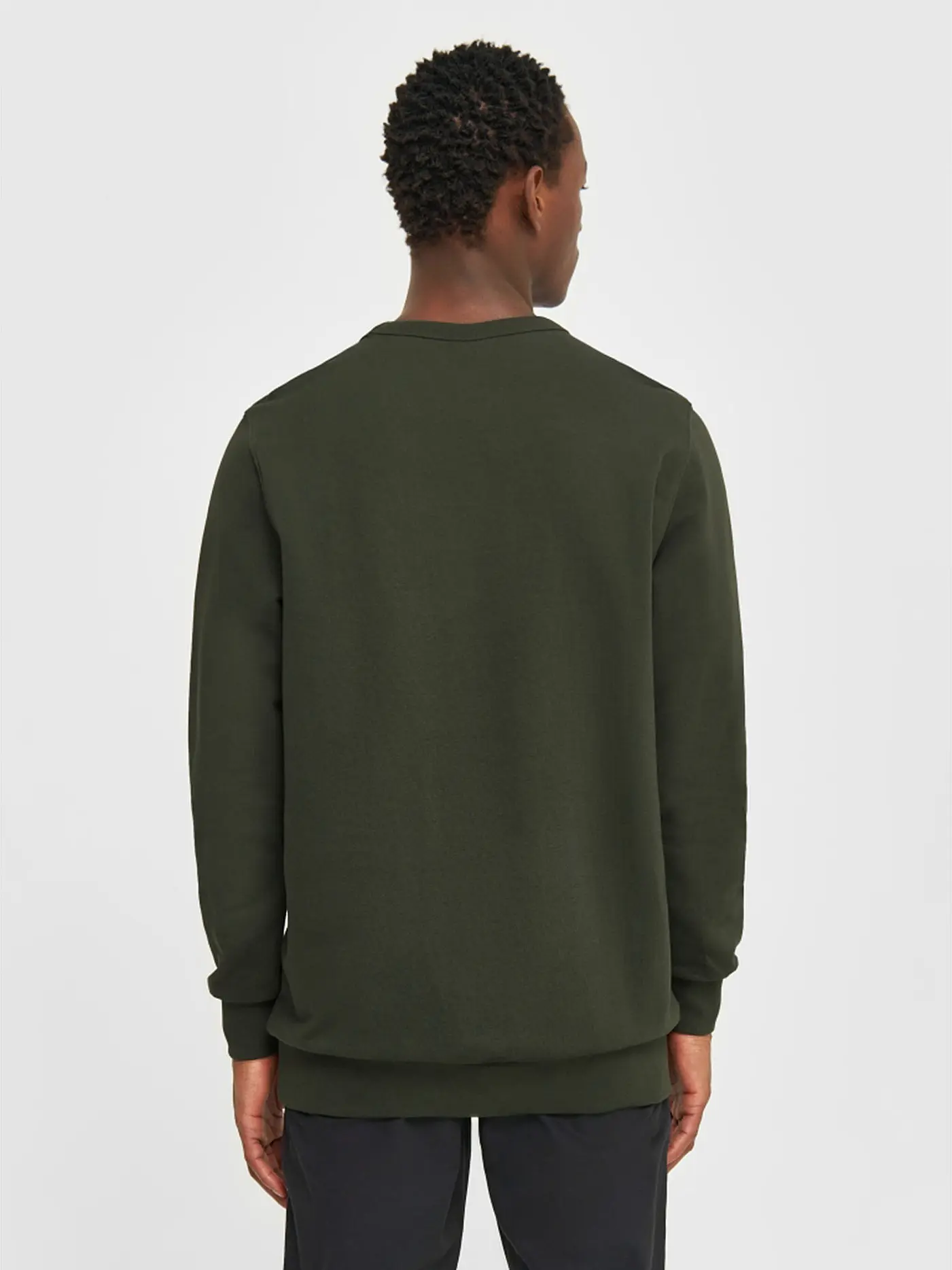 KNOWLEDGE COTTON APPAREL | Sweater ERIK | dunkelgrün