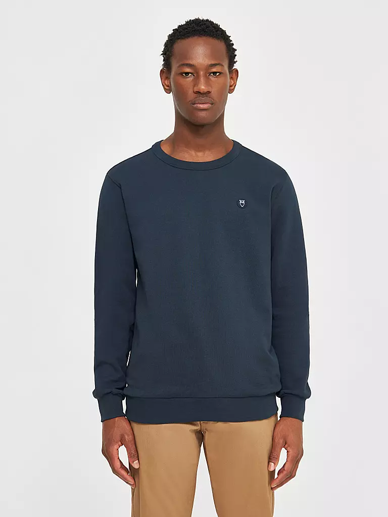 KNOWLEDGE COTTON APPAREL | Sweater ERIK | dunkelgrün