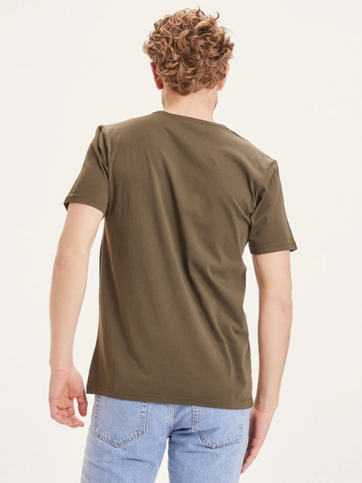 KNOWLEDGE COTTON APPAREL | T-Shirt ALDER | olive