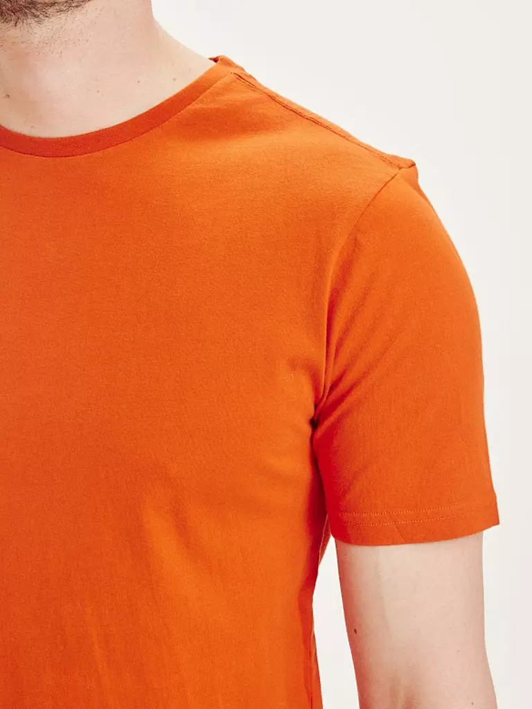 KNOWLEDGE COTTON APPAREL | T-Shirt ALDER | orange