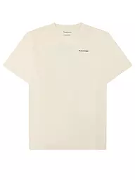 KNOWLEDGE COTTON APPAREL | T-Shirt BACKPRINT MOUNTAIN | creme