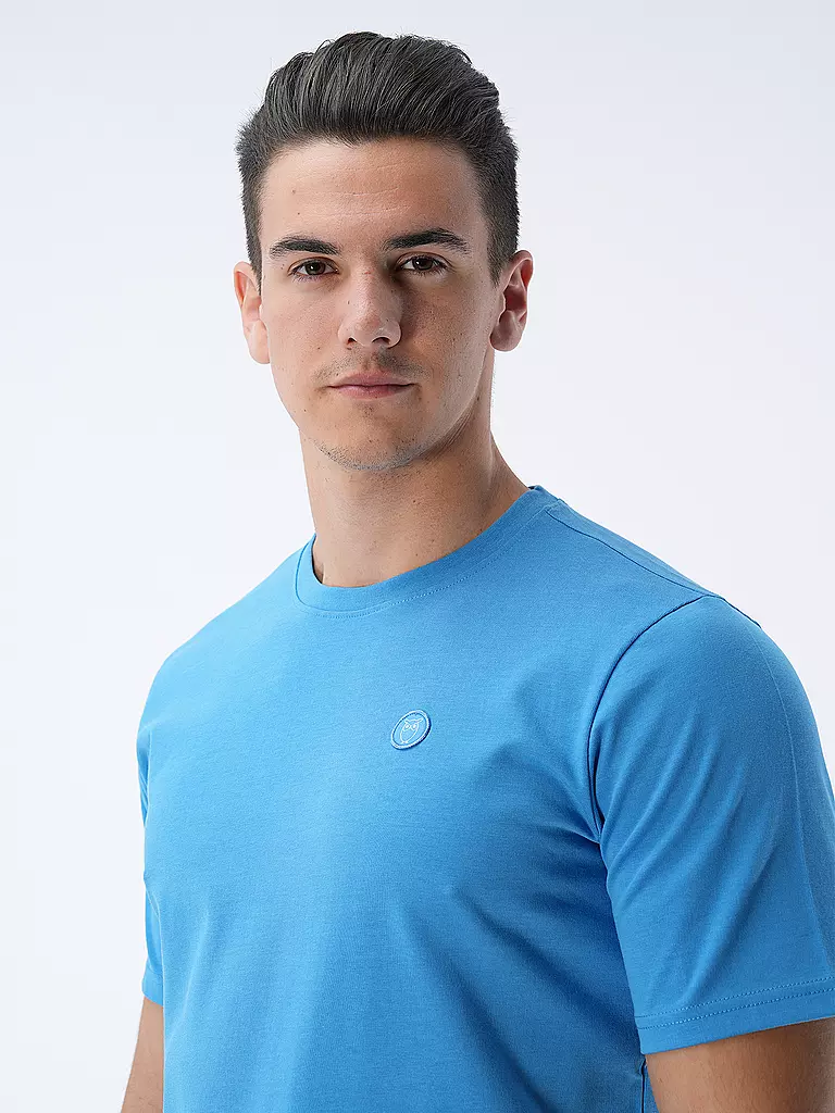 KNOWLEDGE COTTON APPAREL | T-Shirt | hellblau