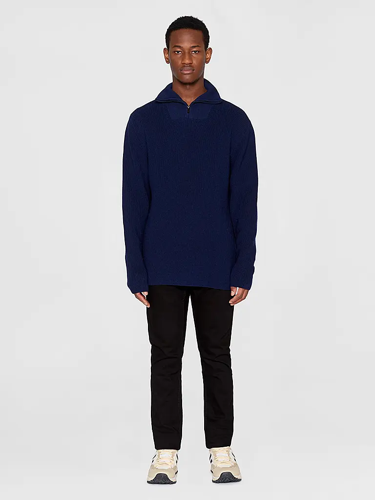 KNOWLEDGE COTTON APPAREL | Troyer Pullover  | Blau
