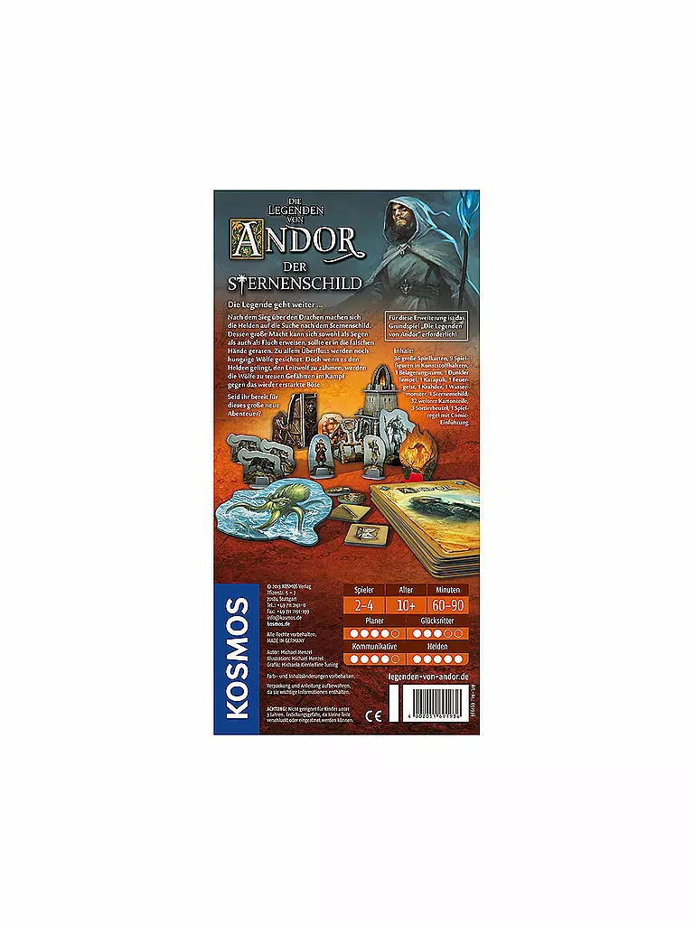 KOSMOS | Brettspiel - Die Legenden von Andor - Erweiterung Der Sternenschild | keine Farbe