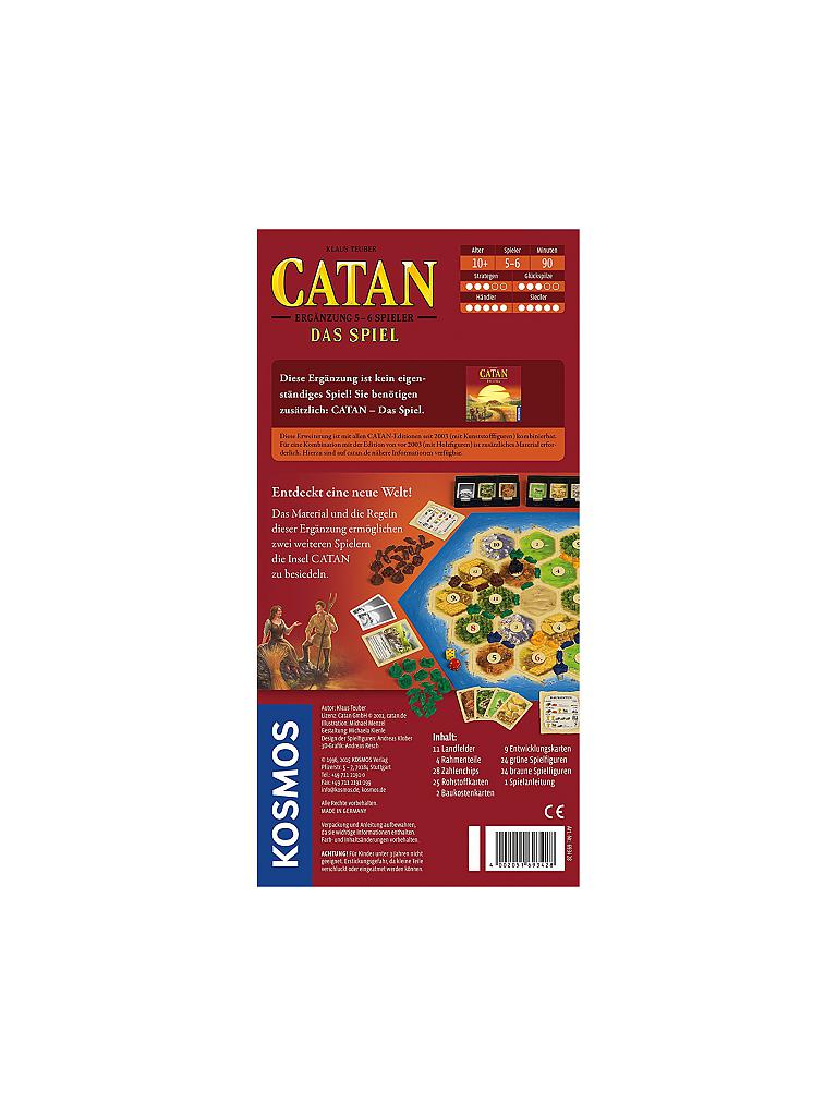 KOSMOS | Catan - Ergänzung für 5-6 Spieler - neue Edition | keine Farbe