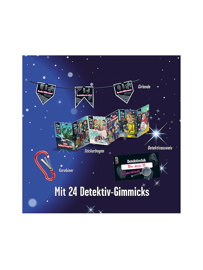 KOSMOS | Die drei !!! Adventskalender 2022 | keine Farbe