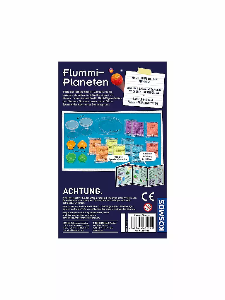 KOSMOS | Flummi-Planeten - Stelle bunte Flummis her | keine Farbe