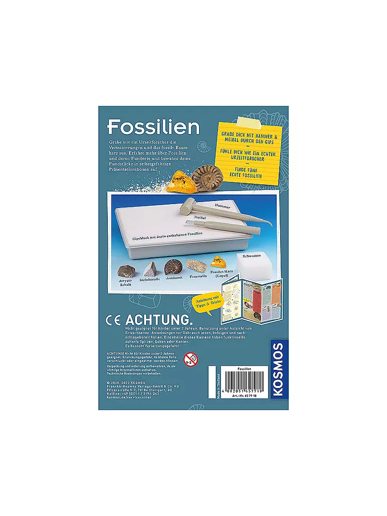 KOSMOS | Fossilien Ausgrabungs-Set | keine Farbe