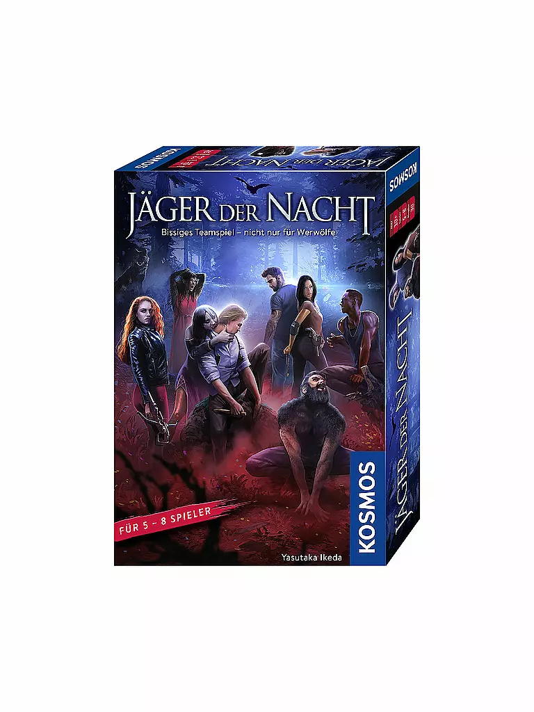 KOSMOS | Jäger der Nacht - Bissiges Teamspiel - nicht nur für Werwölfe | keine Farbe