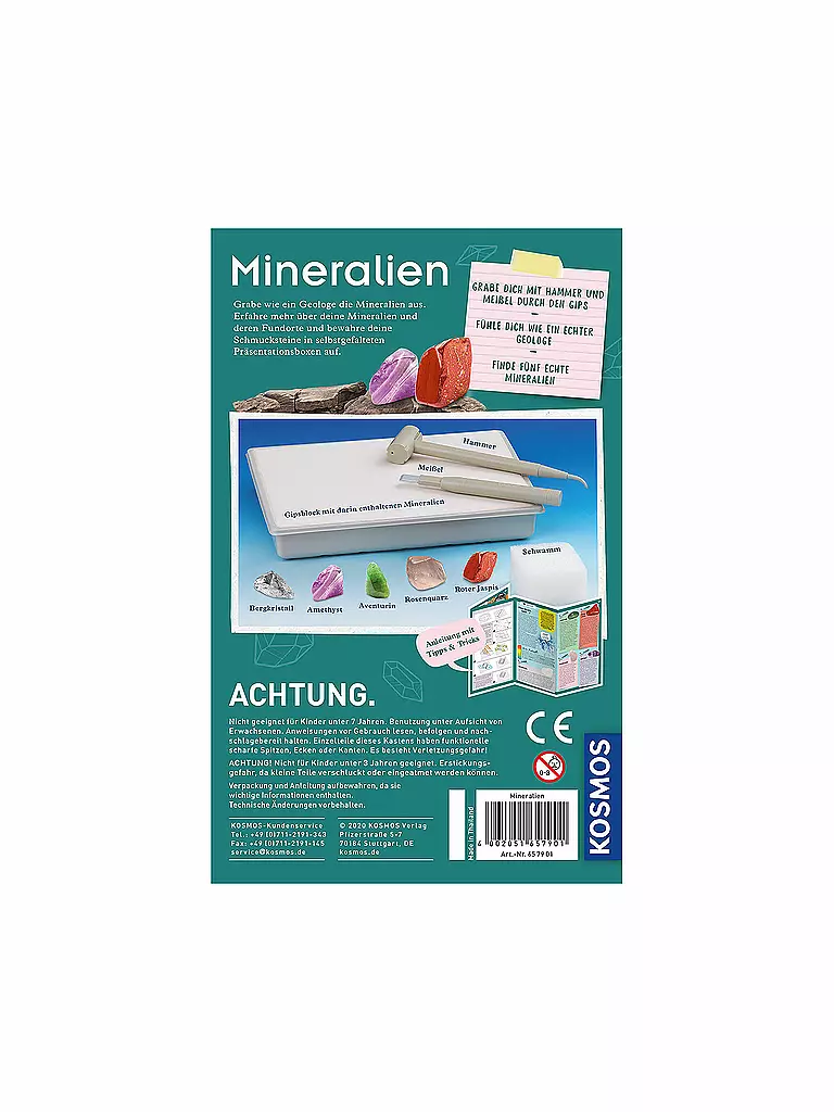 KOSMOS | Mineralien Ausgrabungs-Set | keine Farbe