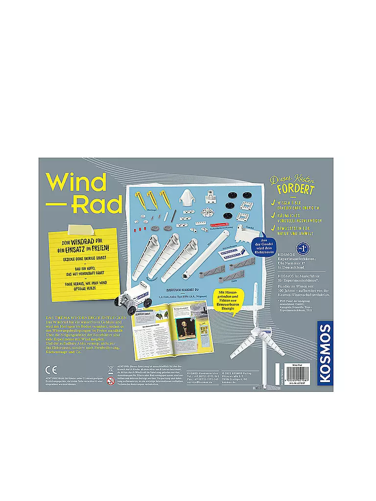 KOSMOS | Windrad - Entdecke Erneuerbare Energien | keine Farbe