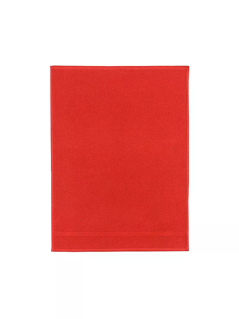 KRACHT | Geschirrtuch 50x70cm Piquet / Frottier Rot | rot