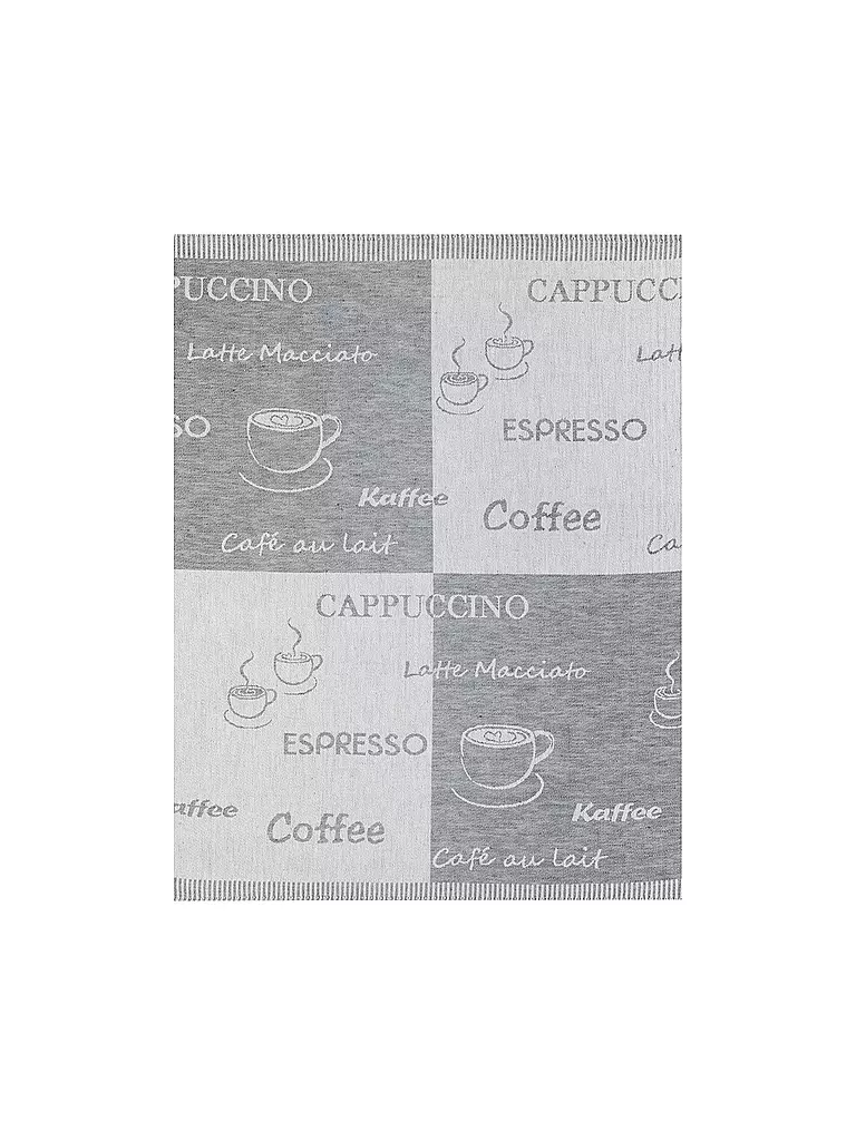 KRACHT | Halbleinen Jacquardtuch 3er Pkg Coffee | bunt