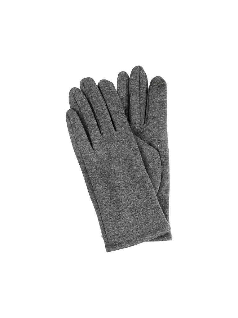 KUEBL | Jersey-Handschuhe mit Touch-Funktion | grau