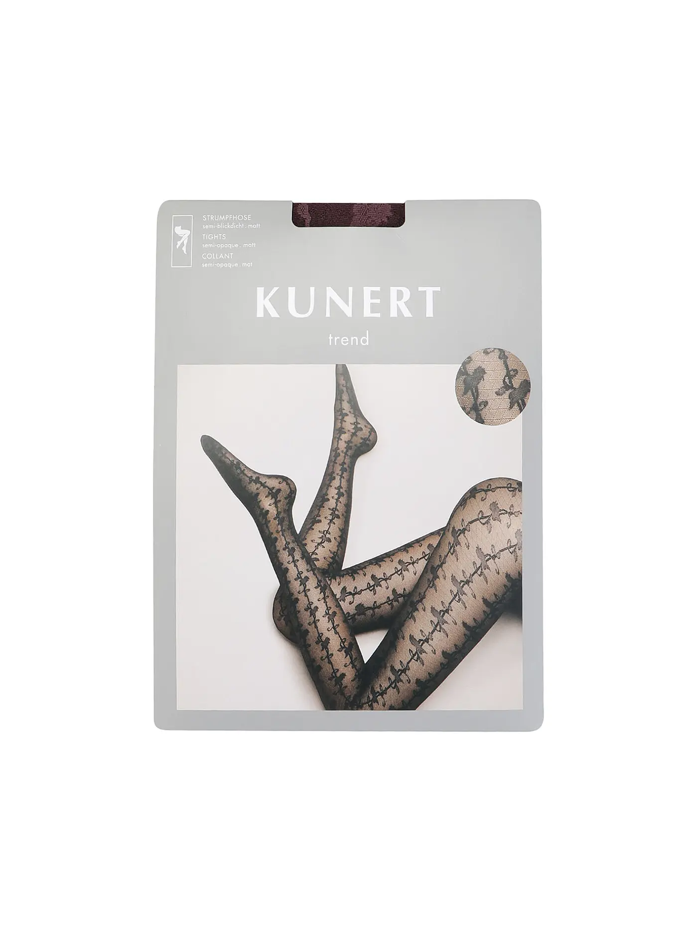 KUNERT | Modestrumpfhose ROSE ROMANCE | rot