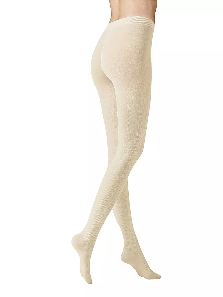 KUNERT | Strickstrumpfhose WINTER DREAMS winterweiss | creme