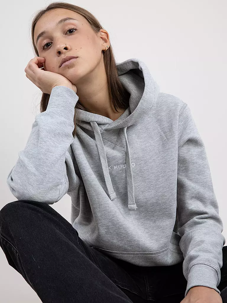 KUUNO | Kapuzensweater - Hoodie Everyday | grau