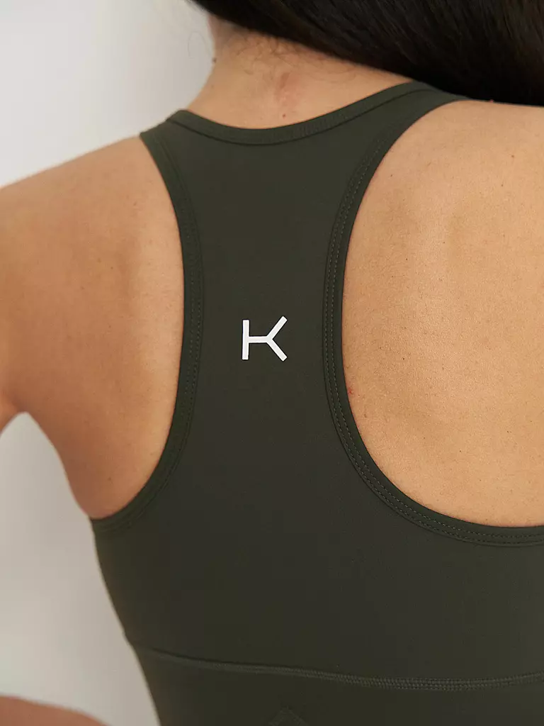 KUUNO | Sport Bra Top | dunkelgrün