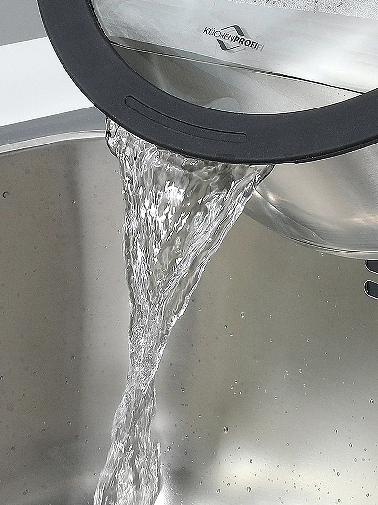 KÜCHENPROFI Casserole à manche COMO 16cm/1,5l en acier inoxydable argent